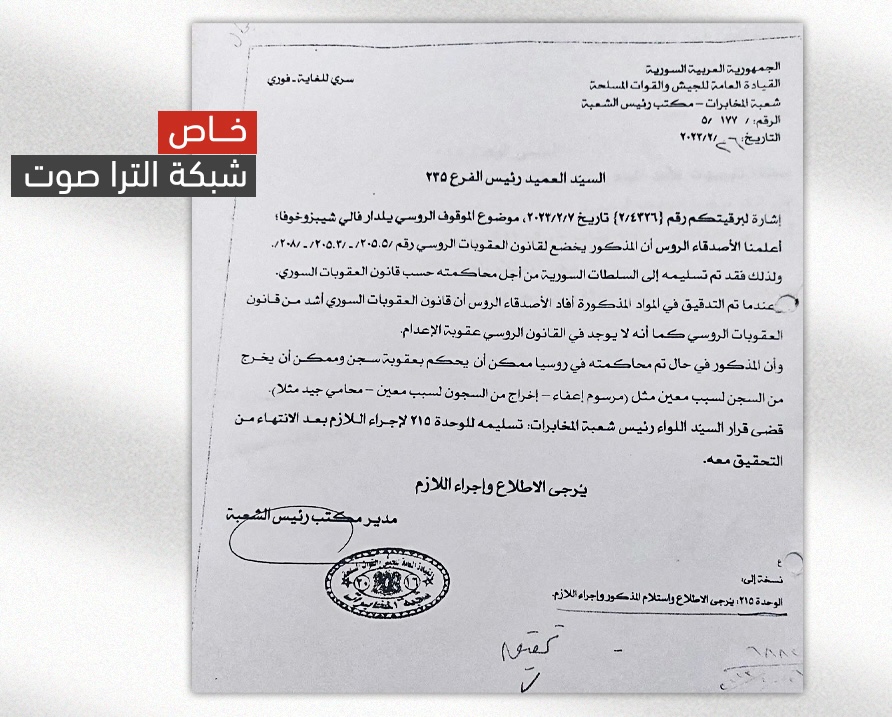 قضية المعتقل الروسي يلدار فالي شيبزوخوفا
