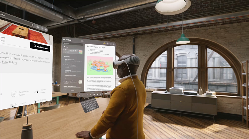 من أحدث الأجهزة الذكية نظارات Apple Vision Pro