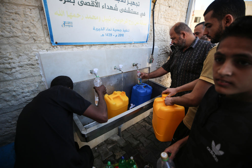 المياه وفلسطين وإسرائيل وقطاع غزة