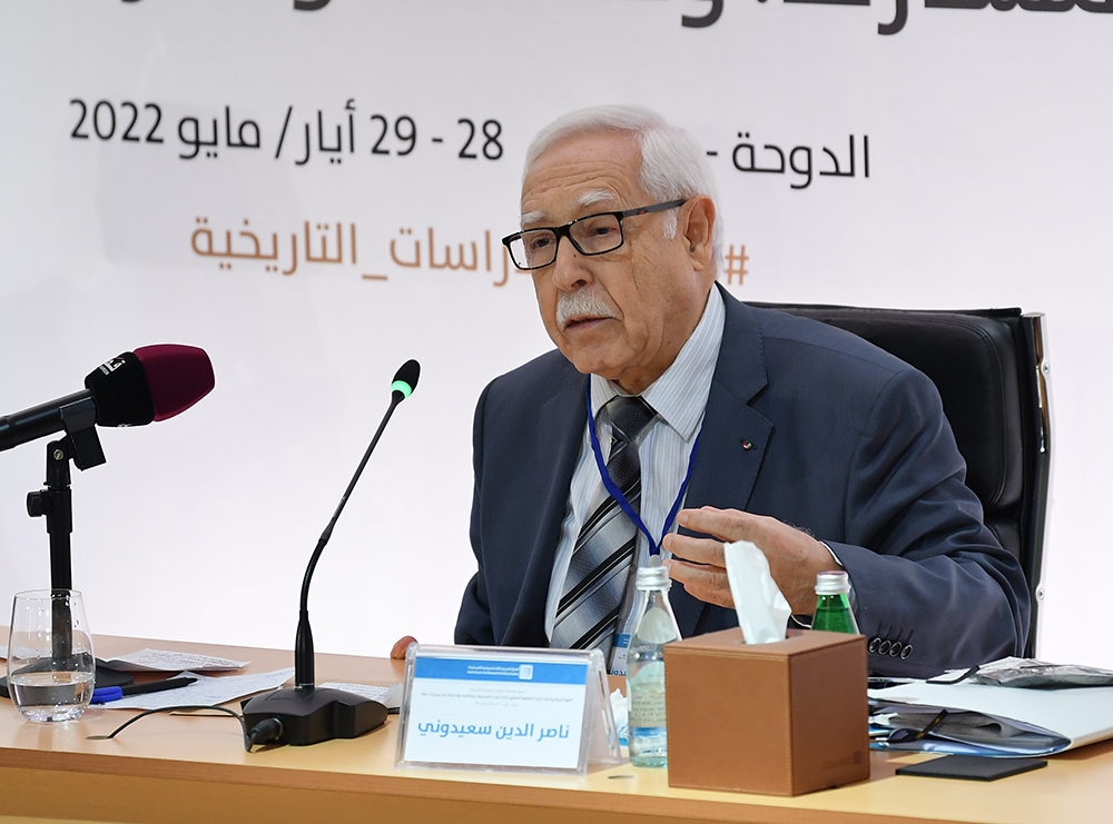 جانب من إحدى جلسات مؤتمر الثورة الجزائرية في ذكرى انتصارها الستين